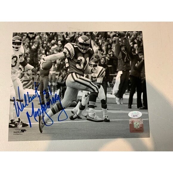 Wilbert Montgomery Philadelphia Eagles Autograph Signed 8X10 Photo JSA - Picture 1 of 3